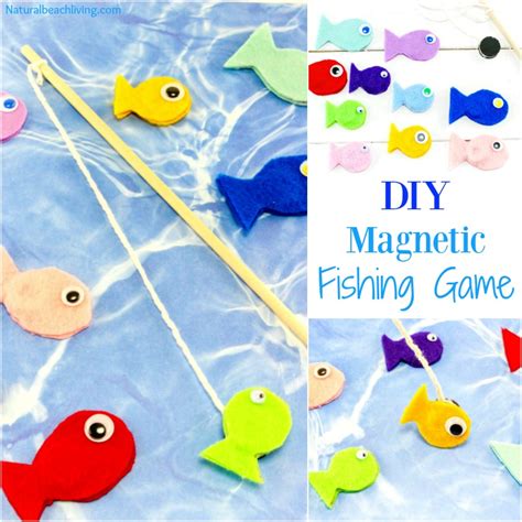 diy magnetic fishing game|DIY: Fun Magnet Fishing Game For Kids .